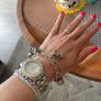 Vintage Sterling Silver bracelet 45g Image 6