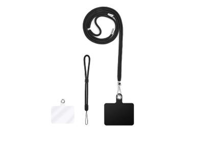 Phone Lanyard (neck + wrist strap + tether patch)