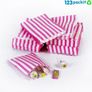 200 x Striped Paper Candy Bags - Assorted Colours  job lot 200 for 6 euro Image 6