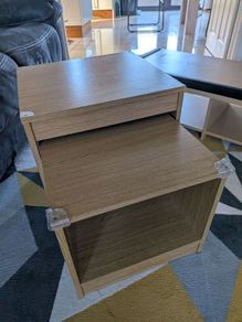 FREE: Nested Wooden Coffee Tables / TV Stand
