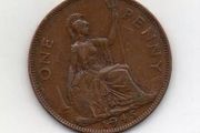 Great Britain One Penny 1945