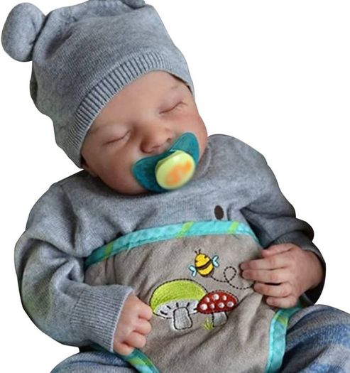 Reborn Dolls Boy - 18 Inches Handmade Washable Reborn Babies Soft Vinyl Body with Anatomically Correct, Reborn Baby Doll Looks Like a Real Baby (FREE SHIPPING)
