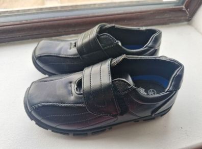 Boys black school shoes sizes 12 and 1