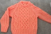 jumper girls orange size 2-3 years