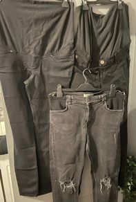 Black Maternity Jeans Bundle (3)