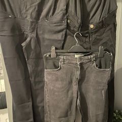 Black Maternity Jeans Bundle (3)
