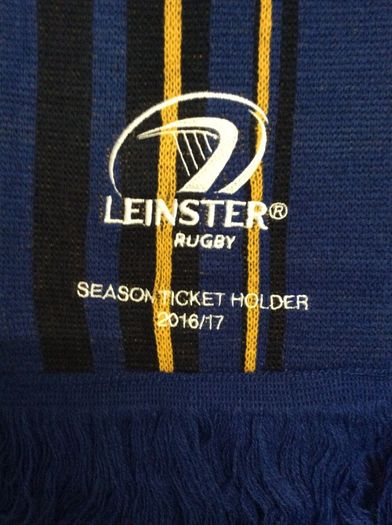 Leinster Rugby. Official Scarfs.Issued To Leinster Rugby Season Ticket Holders.High Quality Items.
