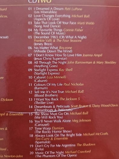 The Number One Musicals Album 2CD