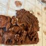 Handmade Botanical Paper Photo Album Pressed Leaf and Elephant Relief Craft Image 6