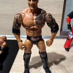 wwe ultimate the rock figure