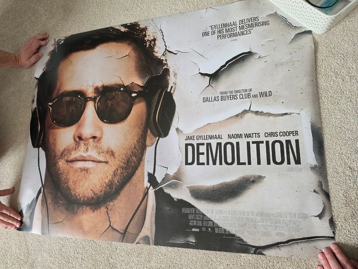 Demolition movie poster - Jake Gyllenhaal