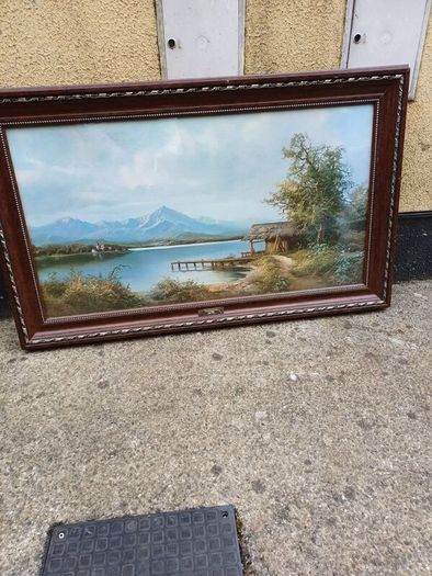 Vintage Picture "Connemara Lake"