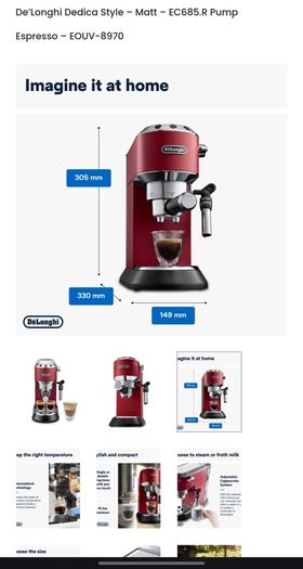 De'longhi coffee machine