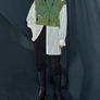 Designer Distressed Knit Vest Image 3