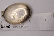 Vintage big size sterling silver locket