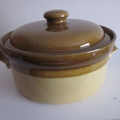 TG Green "Granville" Stoneware Glazed Lidded Dish