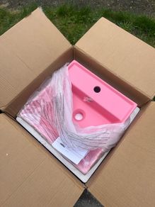 Pink Bathroom Sink - Brand New
