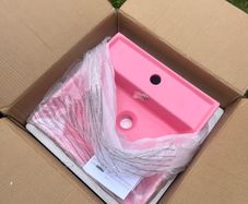 Pink Bathroom Sink - Brand New