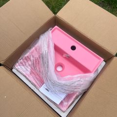 Pink Bathroom Sink - Brand New