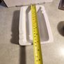 Rectangular white ceramic ashtray no stamp Image 3