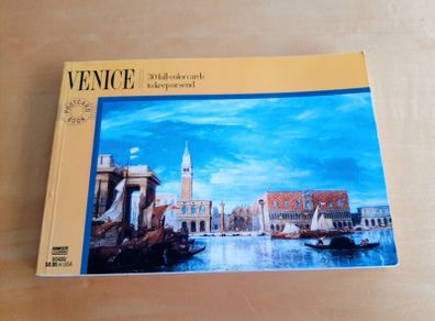 Venice postcard book