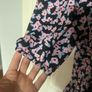 Brand new savida black and floral long sleeved mini dress Image 4
