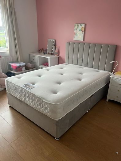 Brand New Double and King Size Divan beds. New Tufted MATTRESSES and storage drawers available