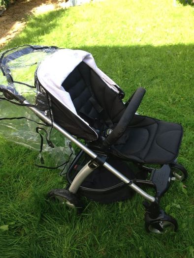 Mamas and Papas Pushchair, Car Seat,  2 rain covers