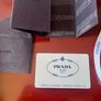 Stunning Prada Saffiano Lux Leather Burgundy Handbag Image 9