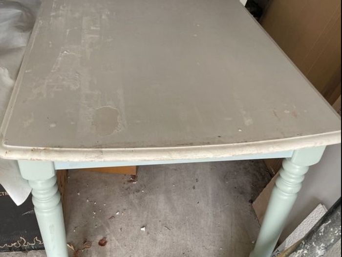 Solid pine dining table