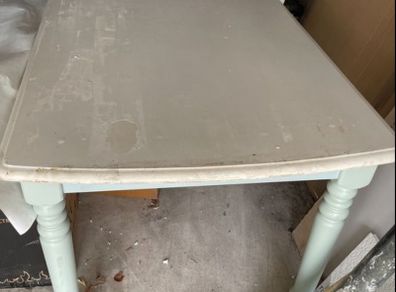 Solid pine dining table