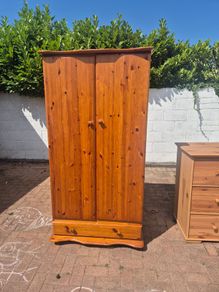 Solid Pine Wardrobe FREE