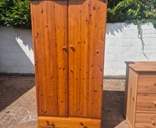 Solid Pine Wardrobe FREE