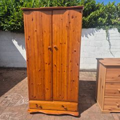 Solid Pine Wardrobe FREE