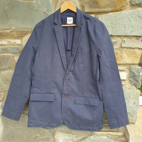 GAP blue cotton jacket blazer size medium