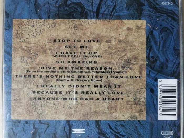 Luther Vandross [1986] Give Me The Reason (CD Album)