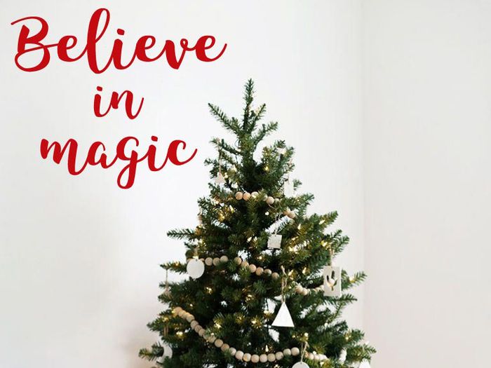 Believe in Magic Decal, Believe in Magic Sticker, Window Decal, Letter Decal, Quotes Wall Decal, Seasons Greetings, Christmas Removable