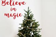 Believe in Magic Decal, Believe in Magic Sticker, Window Decal, Letter Decal, Quotes Wall Decal, Seasons Greetings, Christmas Removable