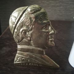 John Paul 11 Brass Figure Head