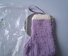 hand knitted decoration