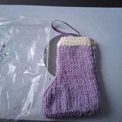 hand knitted decoration