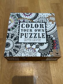 Color Your Own Puzzle 300 Piece Jigsaw Puzzle