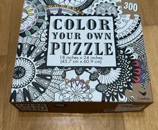 Color Your Own Puzzle 300 Piece Jigsaw Puzzle