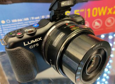 Touch Screen Panasonic LUMIX DMC-GF5K 12.1MP Digital Camera w/ 14-42mm Lens with Intelligent Auto (iA)