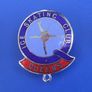 QUEENS ICE SKATING CLUB (London W2) - membership enamel badge (early 1960's) Image 4