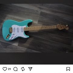 PRICE DROP Hand built Strat nitro cellulose finish one off hand made