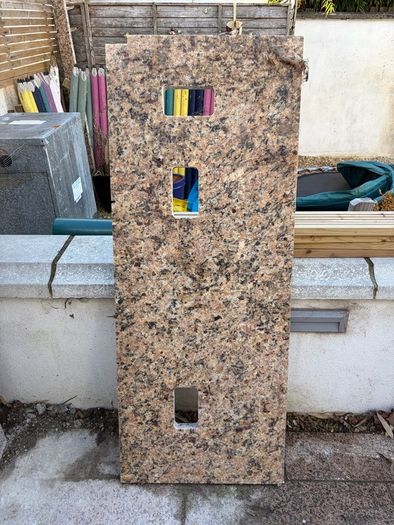 Granite worktop / backsplash