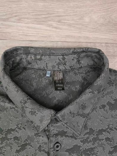 Adidas Golf Patterned Polo Shirt Mens XL