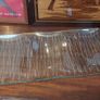 Vintage Retro Mid Century Modern Atomic Design Chance Brothers Fiestaware Three Section Rectangular Serving Plate Plus Two Small Rectangular Dishes with Gilt Edging in the Very Rare Night Sky Pattern from 1957 Image 3