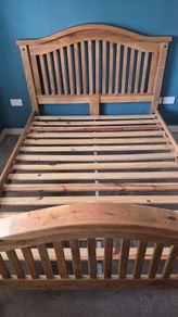 Solid Oak King size bed frame